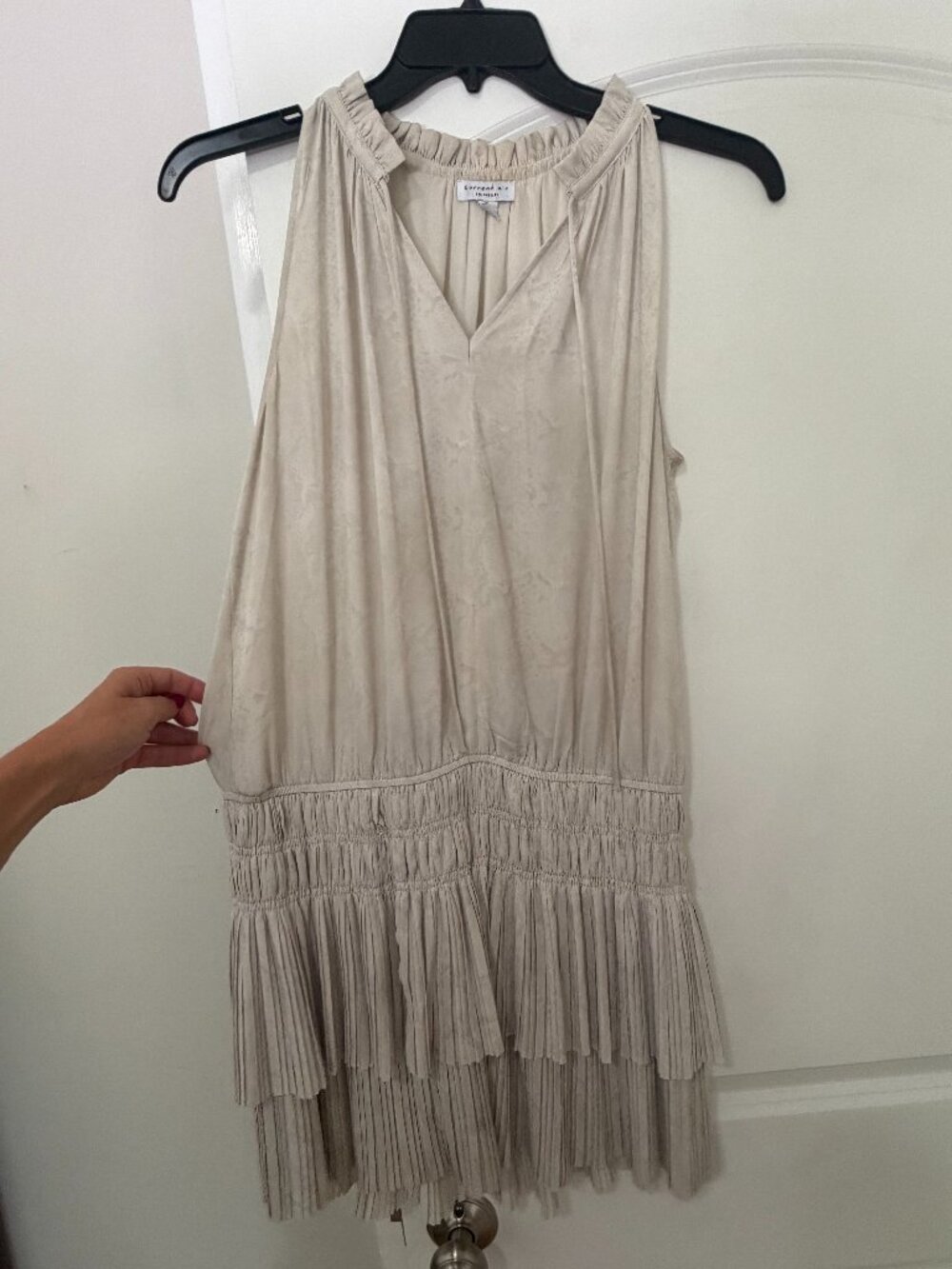 Current Air Cara Pleated Mini Dress